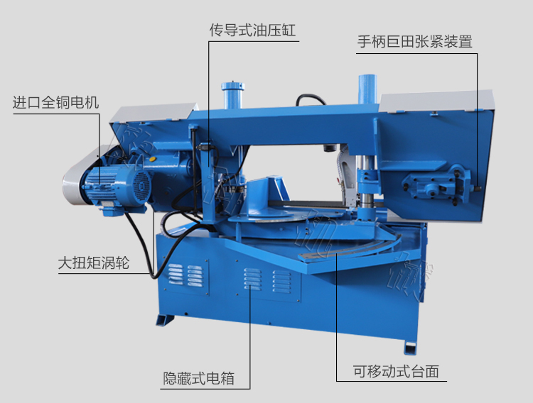 GL4250龍門臥式帶鋸床框架結(jié)構(gòu)